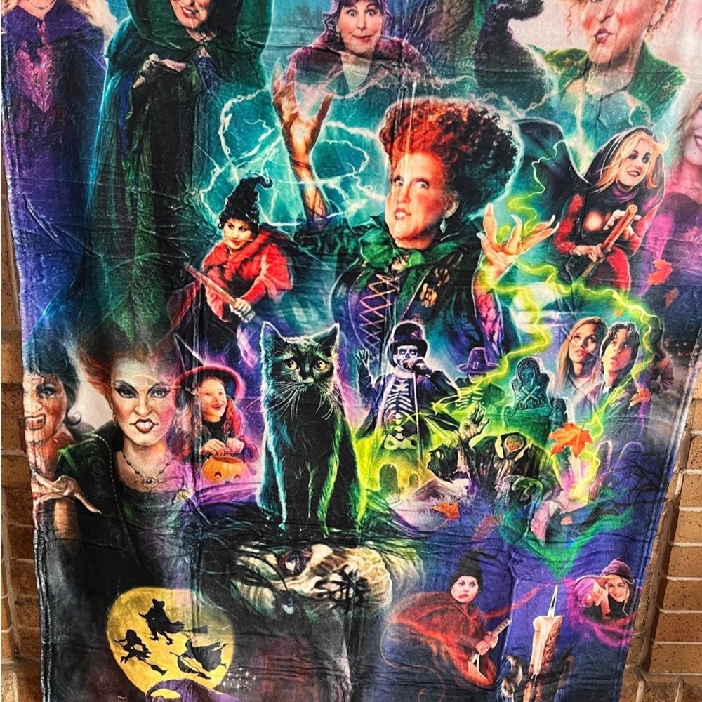 HocusPocus Halloween Throw Blanket-NEW